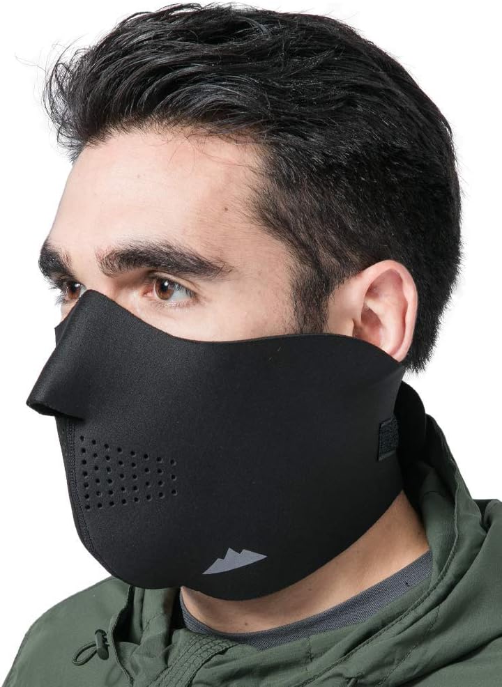 tough headwear 氯丁橡胶滑雪面具 - 战术冬季面罩 - 非常适合滑雪